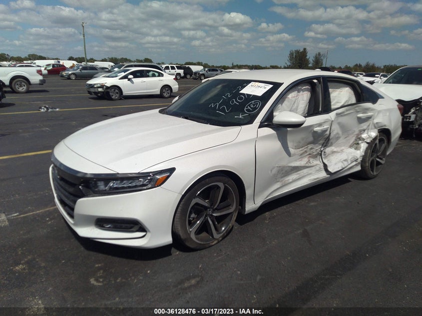 VIN 1HGCV1F3XKA129013 2019 HONDA ACCORD SEDAN SPORT 1.5T