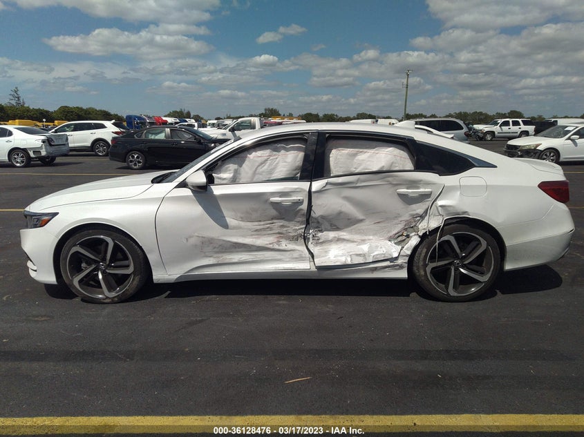 VIN 1HGCV1F3XKA129013 2019 HONDA ACCORD SEDAN SPORT 1.5T