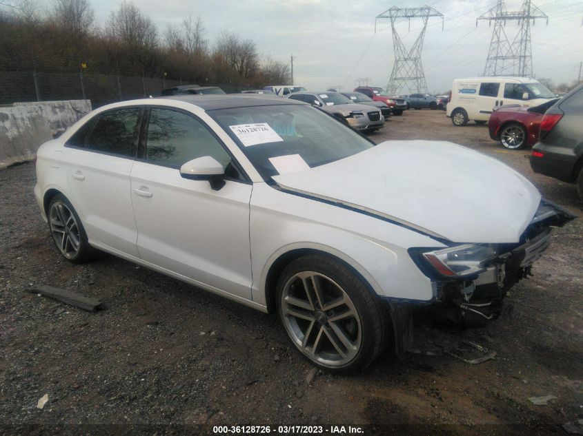 2018 AUDI A3 SEDAN PREMIUM/TECH PREMIUM - WAUAUGFF6J1028049