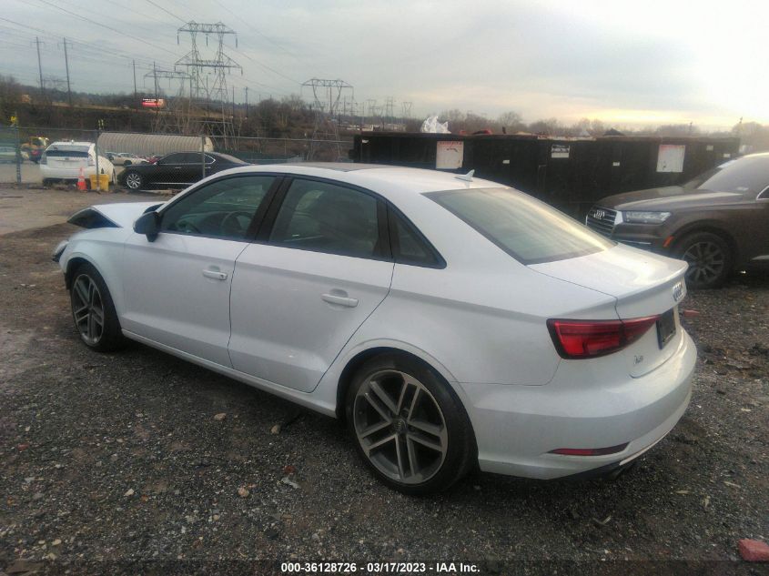 2018 AUDI A3 SEDAN PREMIUM/TECH PREMIUM - WAUAUGFF6J1028049