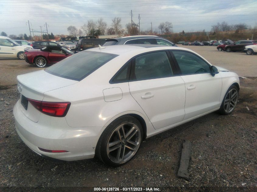 2018 AUDI A3 SEDAN PREMIUM/TECH PREMIUM - WAUAUGFF6J1028049