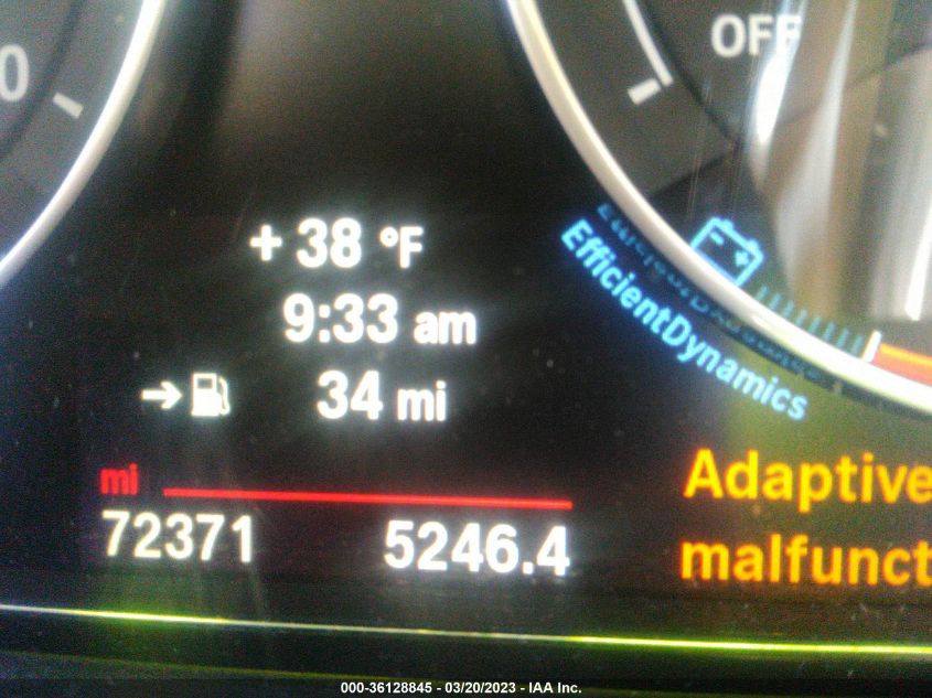2014 BMW 3 SERIES GRAN TURISMO 328I XDRIVE WBA3X5C58ED559273
