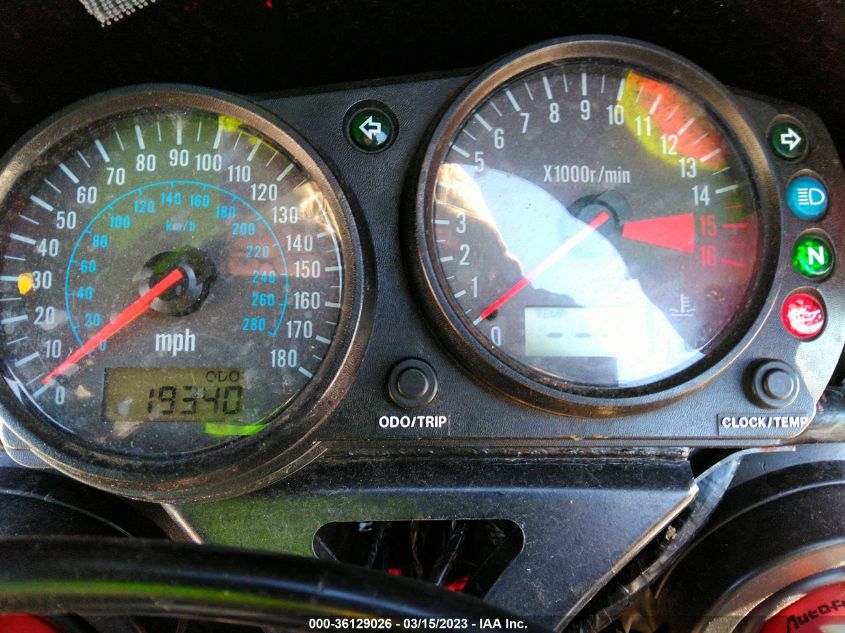 2007 KAWASAKI ZX600 J1 JKAZX4J137A070253