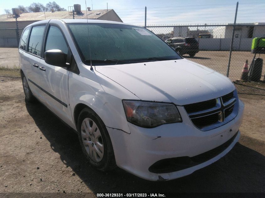 2014 DODGE GRAND CARAVAN AMERICAN VALUE PKG - 2C4RDGBG3ER167450