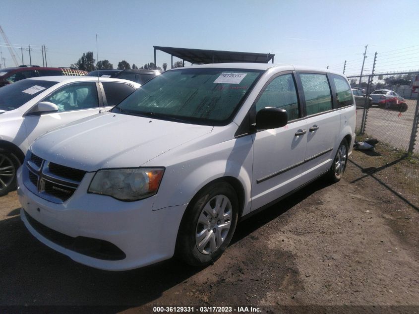2014 DODGE GRAND CARAVAN AMERICAN VALUE PKG - 2C4RDGBG3ER167450