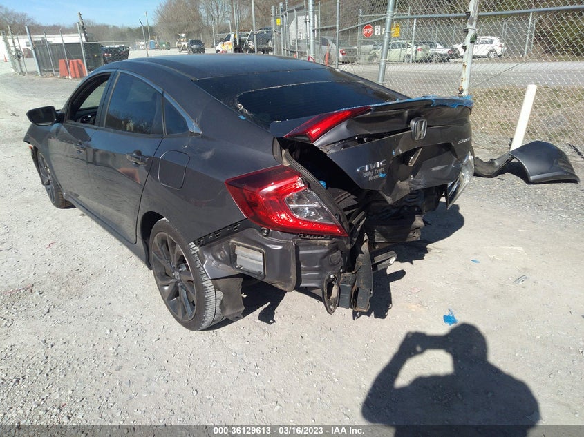 VIN 2HGFC2F89KH543292 2019 HONDA CIVIC SEDAN SPORT