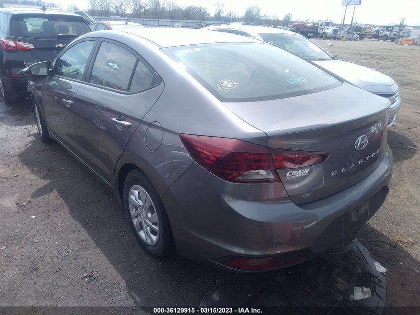 VIN 5NPD74LFXKH497312 2019 HYUNDAI ELANTRA SE