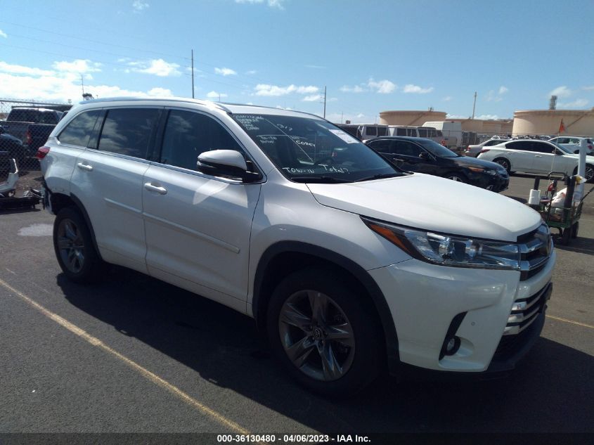 2019 TOYOTA HIGHLANDER LIMITED - 5TDDZRFH2KS979917