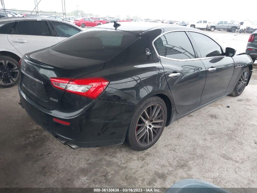 2014 MASERATI GHIBLI S Q4 ZAM57RTA0E1083372