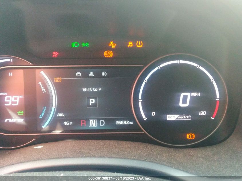 2019 KIA NIRO EV EX KNDCC3LG8K5026723