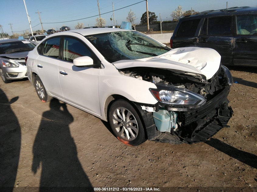 VIN 3N1AB7AP1KY284494 2019 NISSAN SENTRA SV