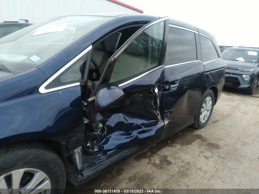 VIN 5FNRL5H37HB025467 2017 HONDA ODYSSEY SE