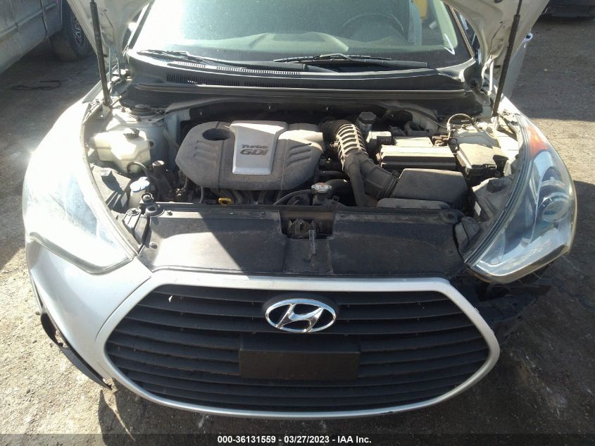 2014 HYUNDAI VELOSTER TURBO - KMHTC6AE7EU198167