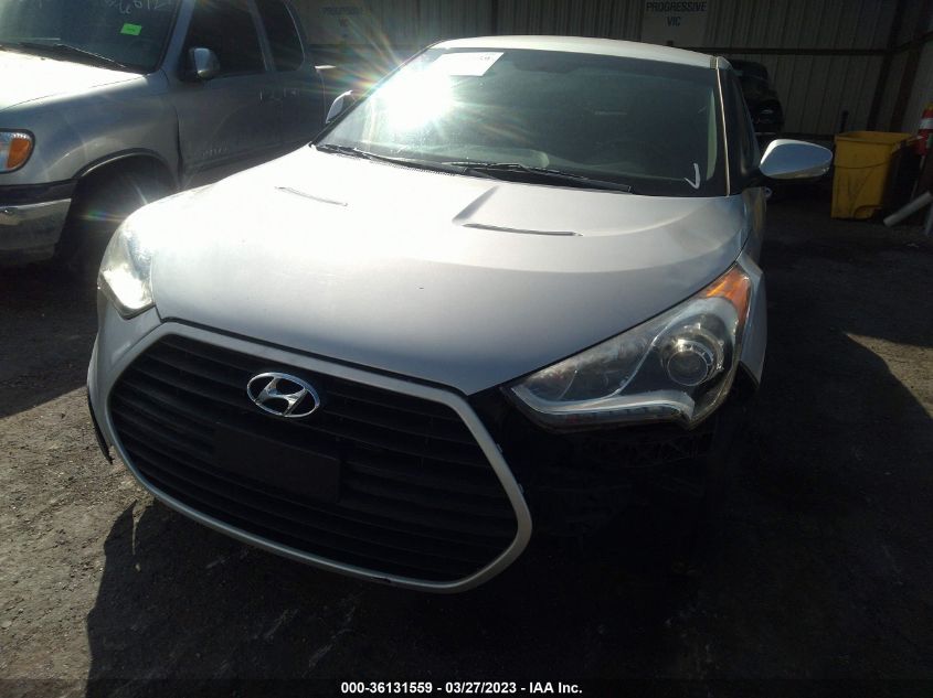 2014 HYUNDAI VELOSTER TURBO - KMHTC6AE7EU198167