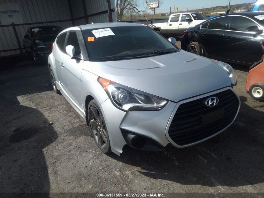 2014 HYUNDAI VELOSTER TURBO - KMHTC6AE7EU198167