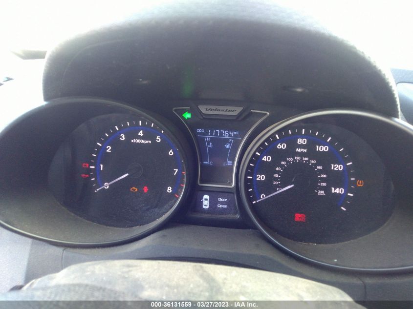 2014 HYUNDAI VELOSTER TURBO - KMHTC6AE7EU198167