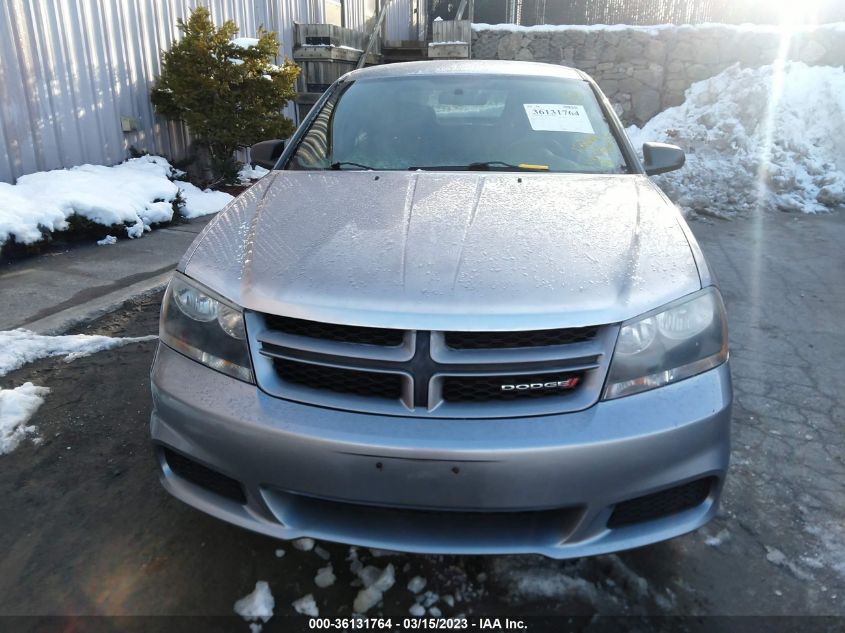 2014 DODGE AVENGER SE - 1C3CDZAB8EN166450