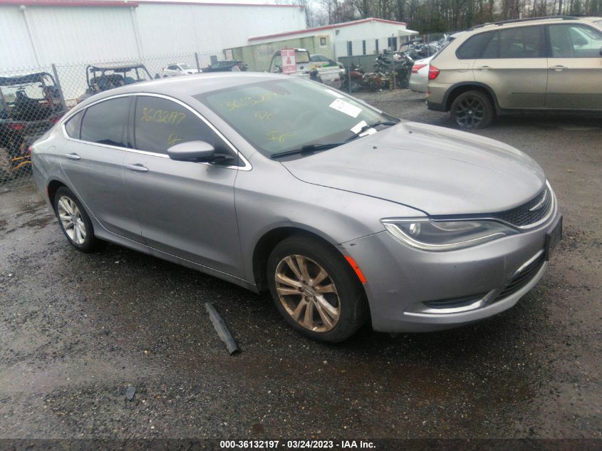 2015 CHRYSLER 200 LIMITED - 1C3CCCABXFN622434