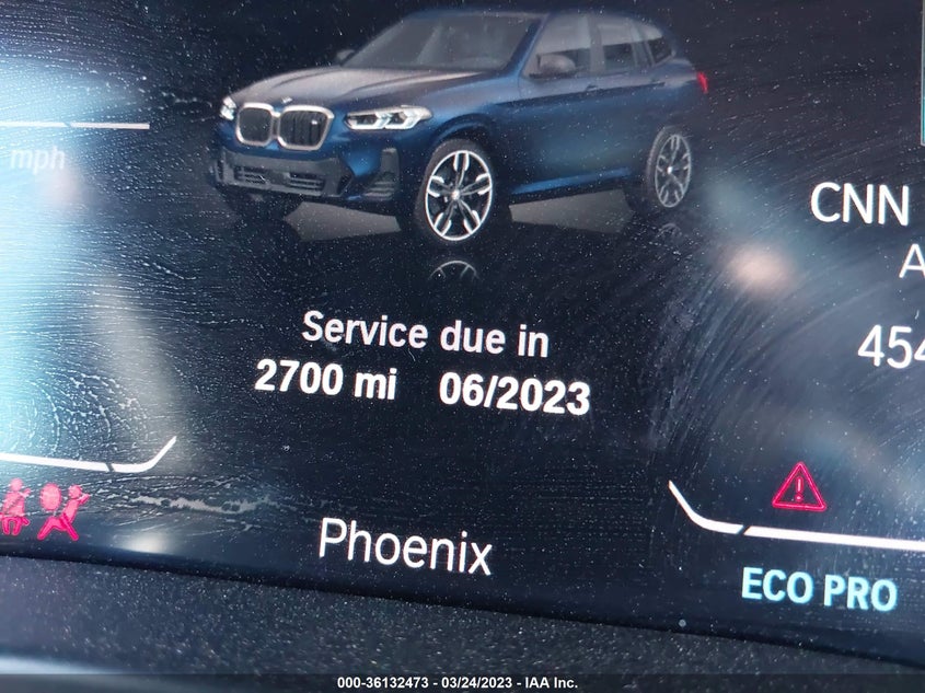 VIN 5UX83DP01N9M78744 2022 BMW X3 M40I