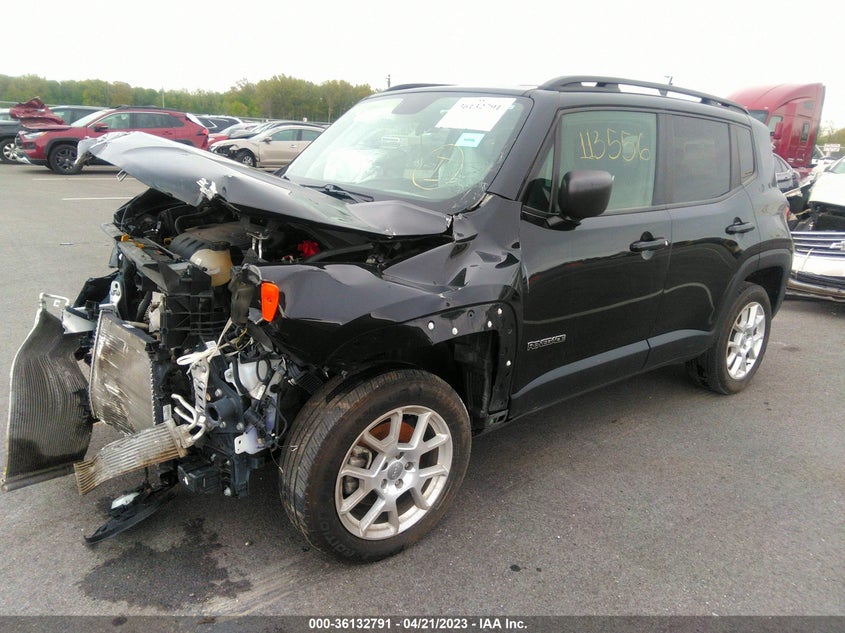 VIN ZACNJBAB8KPJ87190 2019 JEEP RENEGADE SPORT