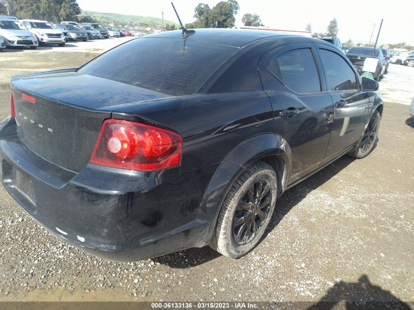 2014 DODGE AVENGER SE - 1C3CDZAB0EN216550