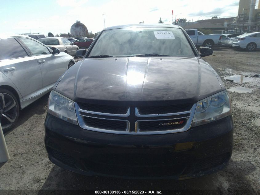 2014 DODGE AVENGER SE - 1C3CDZAB0EN216550