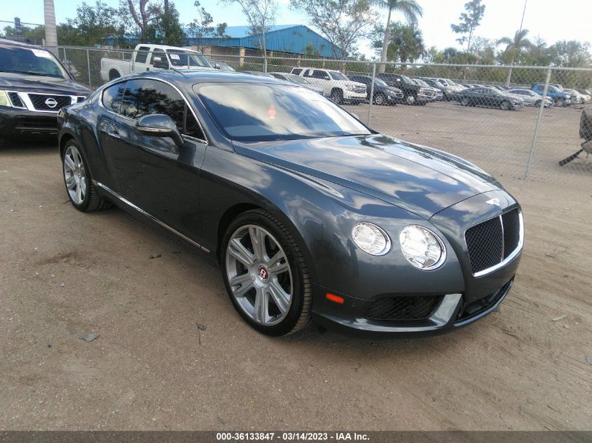 2013 BENTLEY CONTINENTAL GT V8 - SCBFT7ZA7DC081785
