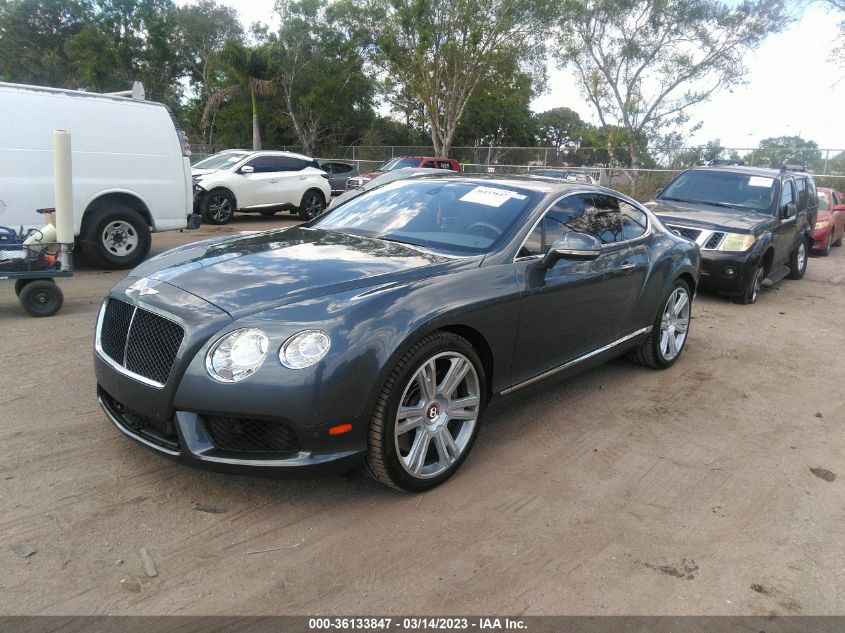 2013 BENTLEY CONTINENTAL GT V8 - SCBFT7ZA7DC081785