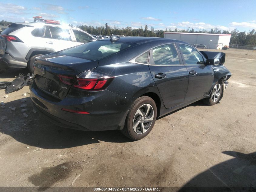 2022 HONDA INSIGHT EX 19XZE4F5XNE006647