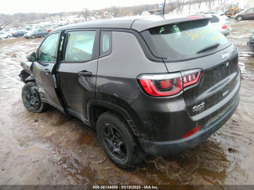 VIN 3C4NJDAB2KT801044 2019 JEEP COMPASS SPORT