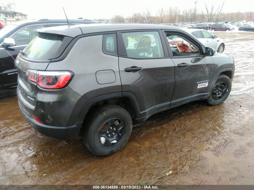 VIN 3C4NJDAB2KT801044 2019 JEEP COMPASS SPORT