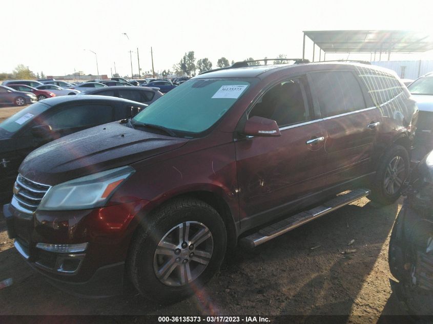2015 CHEVROLET TRAVERSE LT - 1GNKRGKD8FJ362854