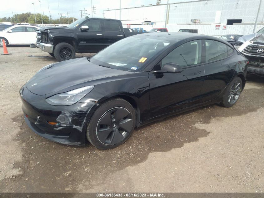 2022 TESLA MODEL 3 LONG RANGE - 5YJ3E1EB2NF124195