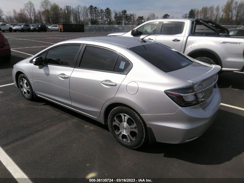 2015 HONDA CIVIC HYBRID - 19XFB4F36FE000873