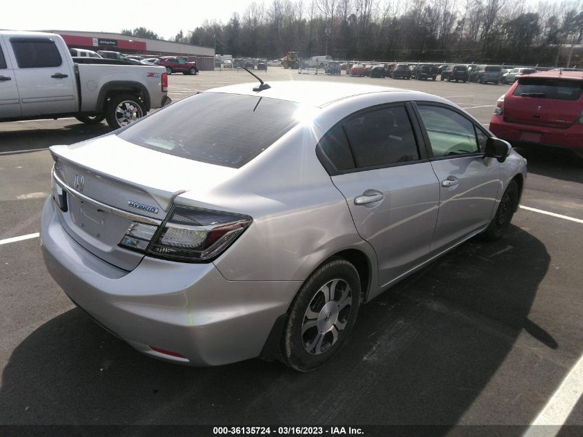 2015 HONDA CIVIC HYBRID - 19XFB4F36FE000873