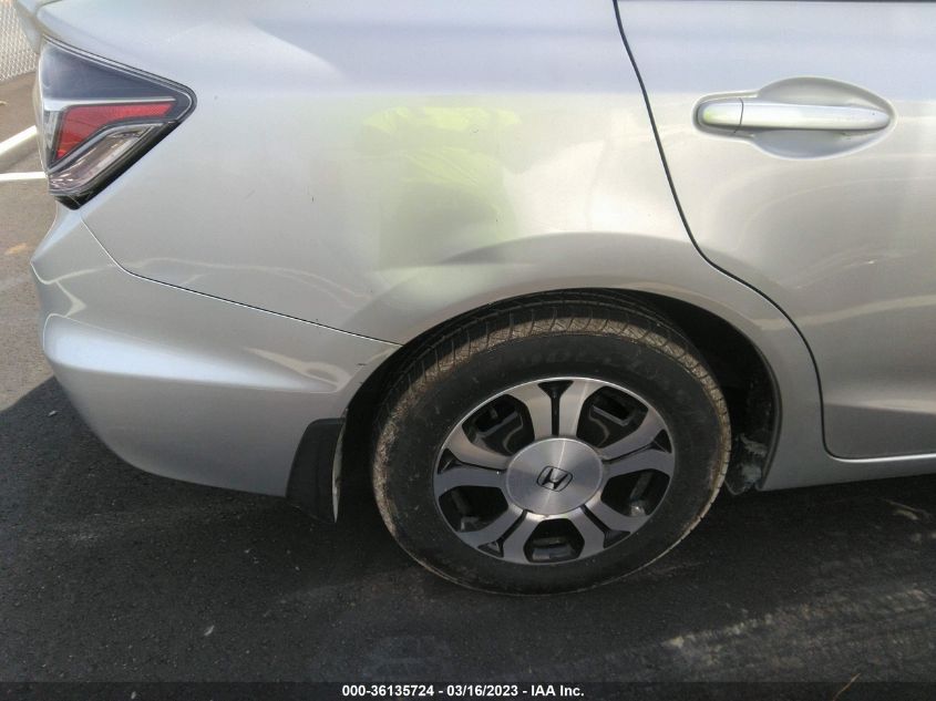 2015 HONDA CIVIC HYBRID - 19XFB4F36FE000873