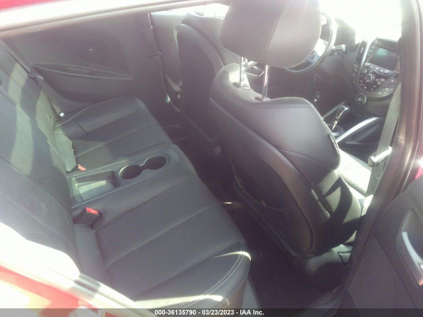 2013 HYUNDAI VELOSTER TURBO W/BLACK INT - KMHTC6AE8DU159666