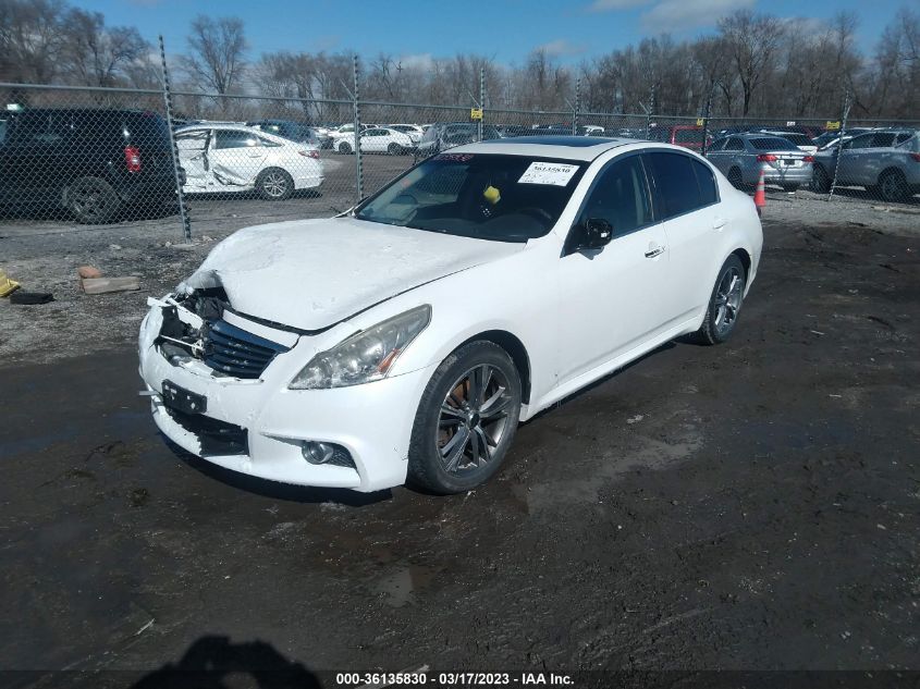 2013 INFINITI G37 SEDAN X JN1CV6AR3DM350268