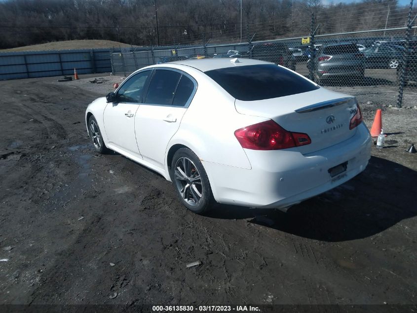 2013 INFINITI G37 SEDAN X JN1CV6AR3DM350268