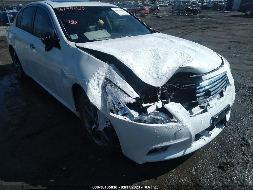 2013 INFINITI G37 SEDAN X JN1CV6AR3DM350268