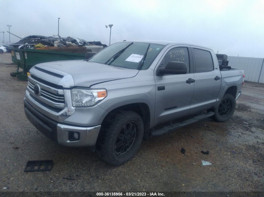 2016 TOYOTA TUNDRA 4WD TRUCK SR5/TRD PRO - 5TFDW5F11GX577506