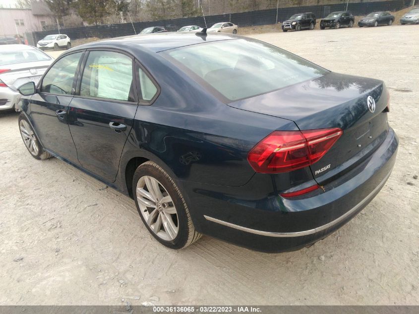 2019 VOLKSWAGEN PASSAT 2.0T WOLFSBURG EDITION - 1VWLA7A35KC007004