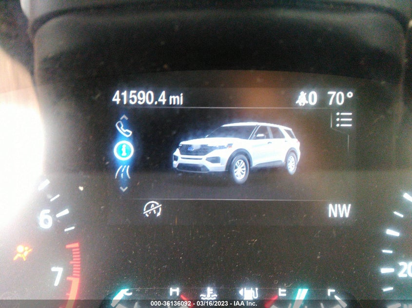 VIN 1FMSK7BH2LGC09035 2020 FORD EXPLORER BASE