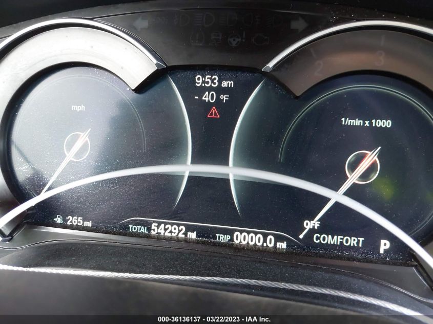 2019 BMW 5 SERIES 530I - WBAJA5C50KWW49672