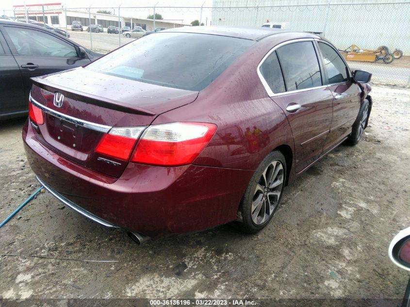 2015 HONDA ACCORD SEDAN SPORT - 1HGCR2F50FA085816