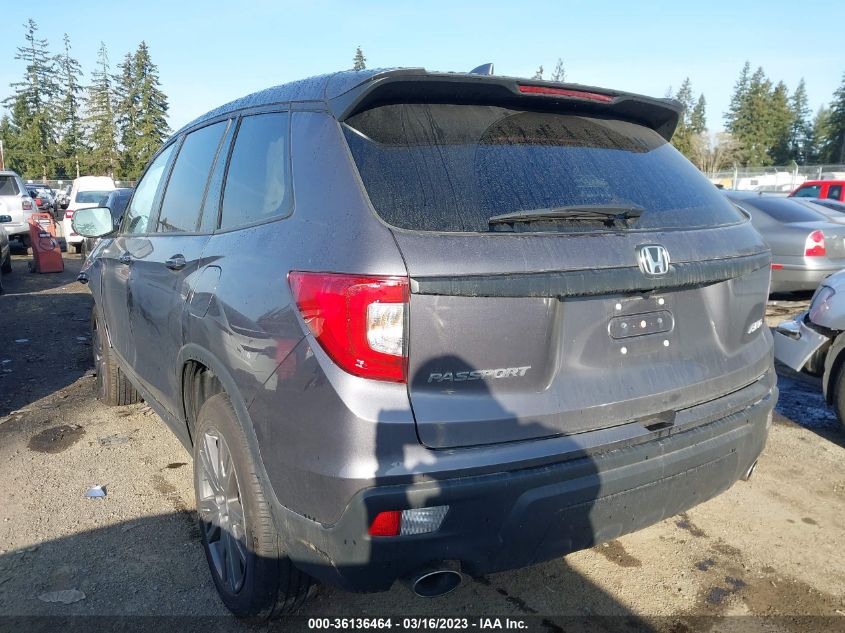 2021 HONDA PASSPORT EX-L 5FNYF8H58MB040219