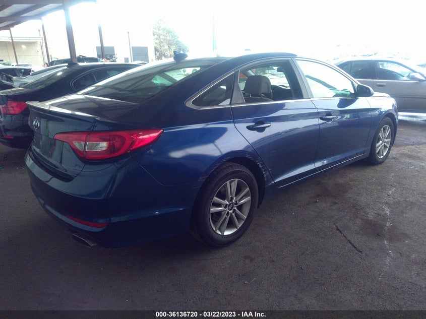 VIN 5NPE24AF4HH494274 2017 HYUNDAI SONATA 2.4L