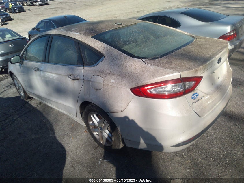 2013 FORD FUSION VIN: 3FA6P0H76DR387124