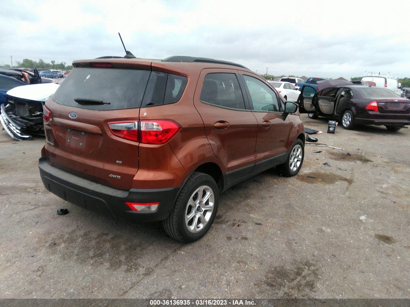 VIN MAJ6S3GL1LC340241 2020 FORD ECOSPORT SE