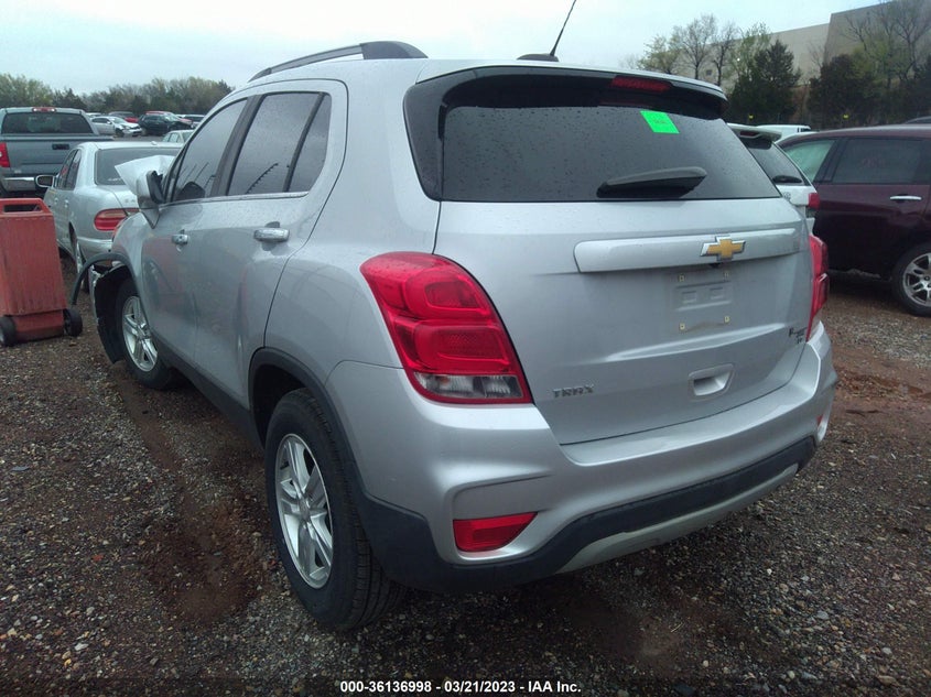 VIN 3GNCJLSB9JL262878 2018 CHEVROLET TRAX LT